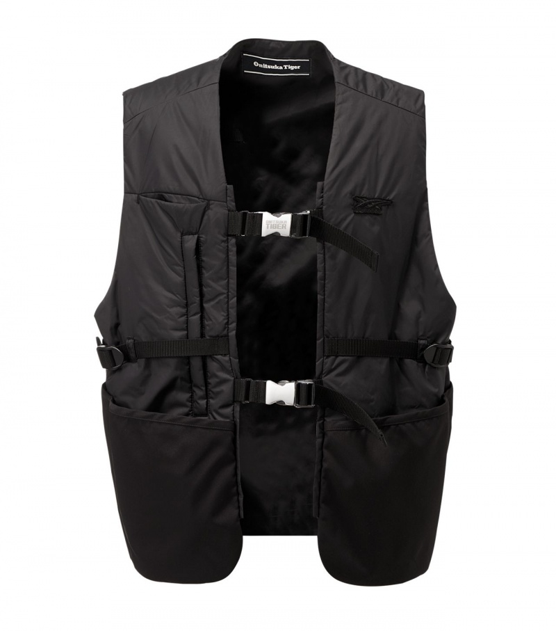 Black Onitsuka Tiger Vest | 36428-RVLI