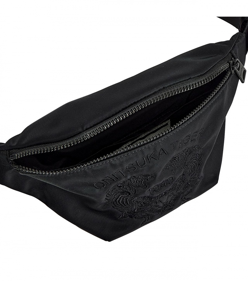 Black Onitsuka Tiger Waist Pouch | 02497-JSRO