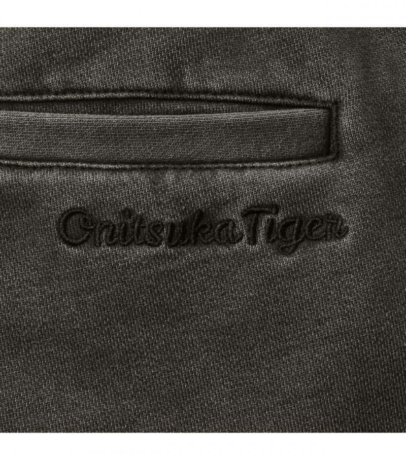 Black Onitsuka Tiger Washed Pants | 56789-OKZH