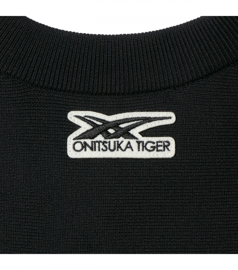 Black Onitsuka Tiger Ws Knit Dress | 25047-OBNE