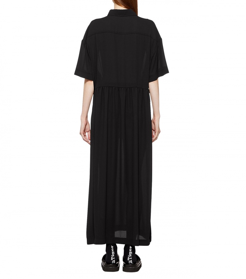 Black Onitsuka Tiger Ws Long Dress | 59376-BQDK