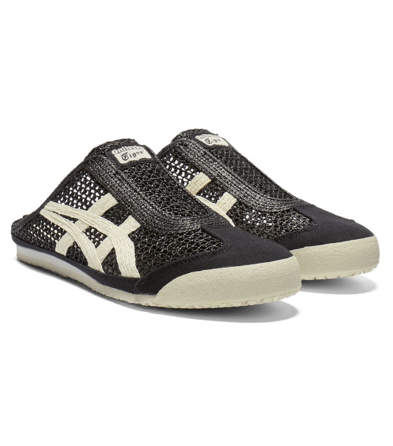 Black / Cream Onitsuka Tiger Mexico 66 Sabot | 51760-YZMH