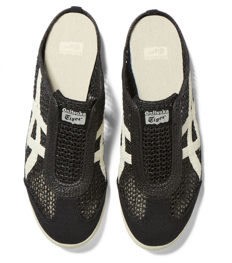 Black / Cream Onitsuka Tiger Mexico 66 Sabot | 51760-YZMH