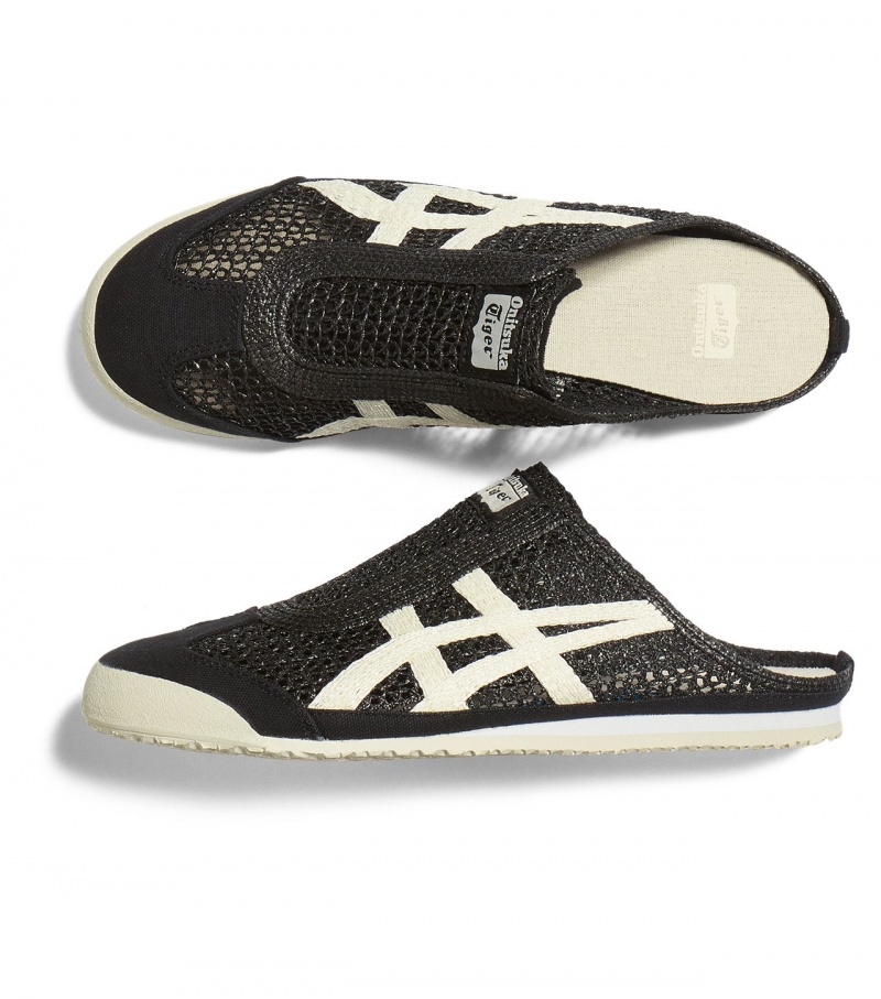 Black / Cream Onitsuka Tiger Mexico 66 Sabot | 51760-YZMH