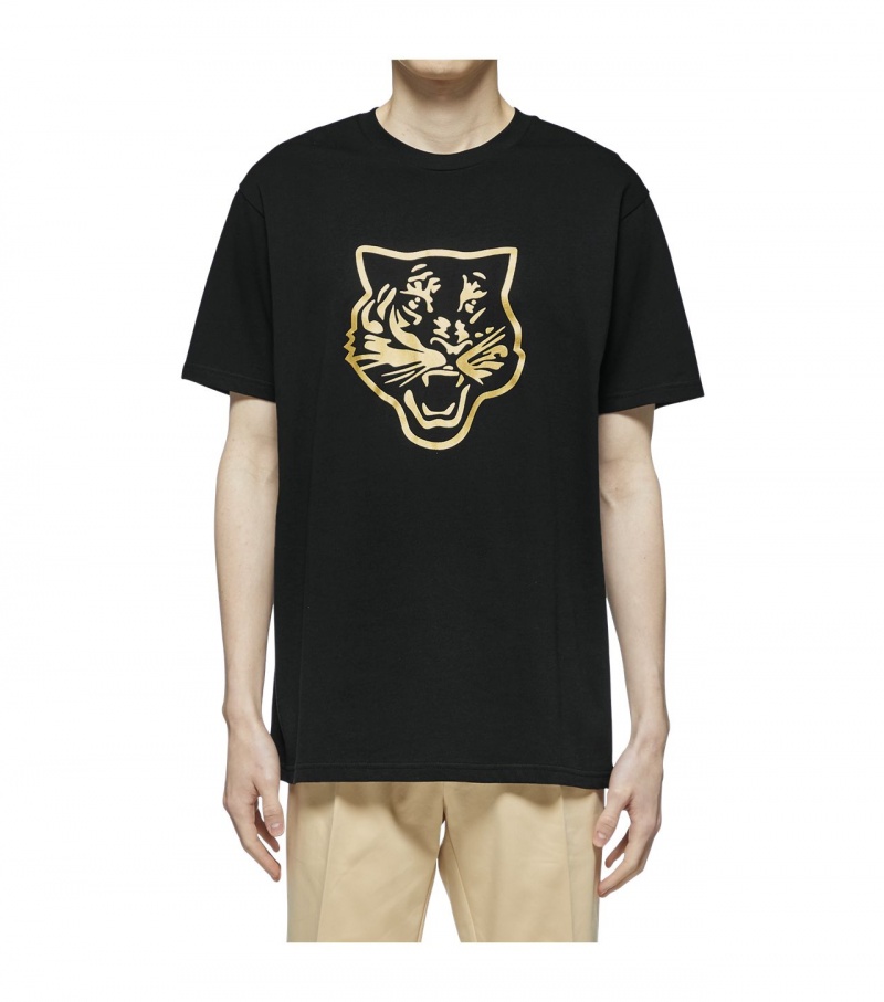 Black / Gold Onitsuka Tiger Logo Graphic T | 98140-VFLU