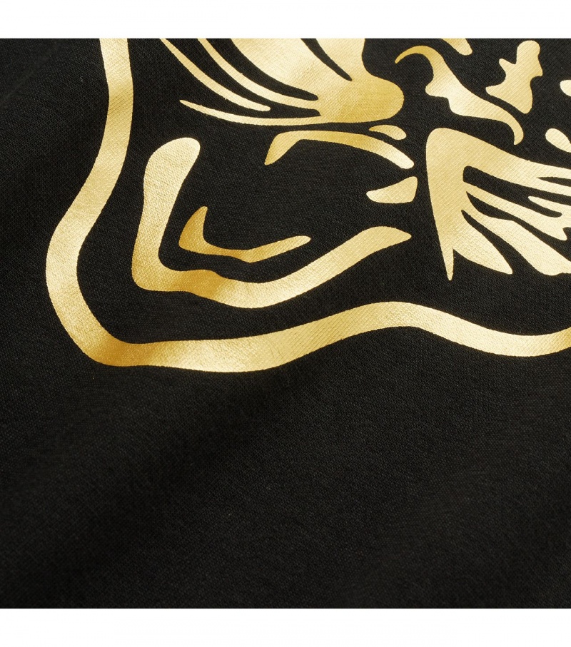 Black / Gold Onitsuka Tiger Logo Graphic T | 98140-VFLU