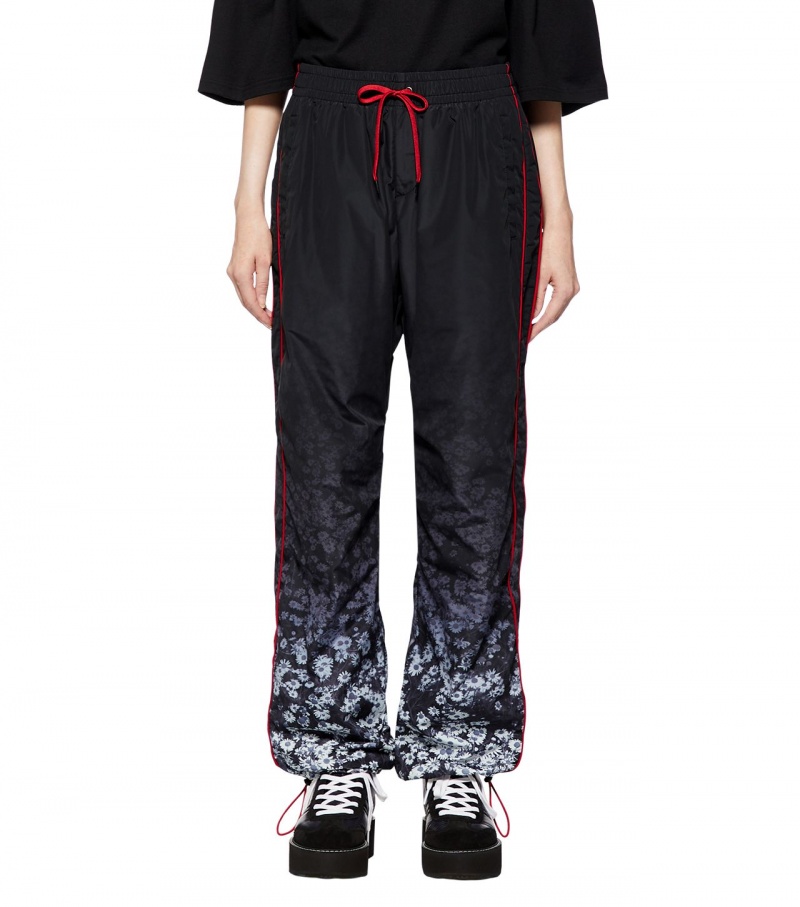 Black / Red Onitsuka Tiger P Track Pants | 29786-KYSZ