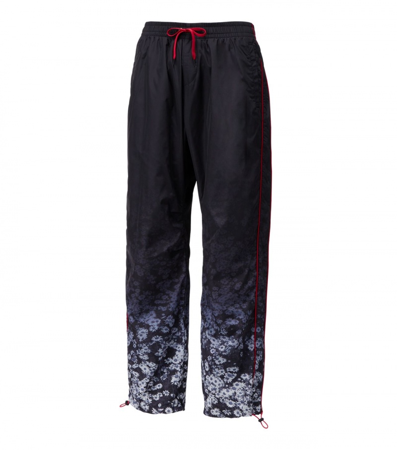 Black / Red Onitsuka Tiger P Track Pants | 71428-UQOV