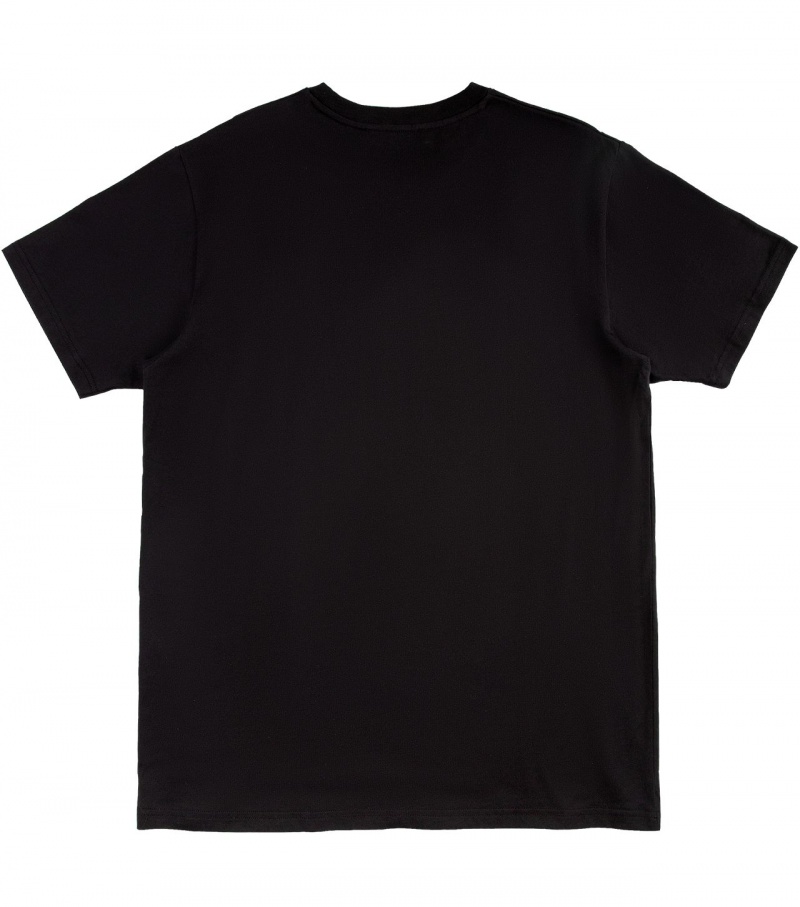 Black / Red Onitsuka Tiger T Shirts | 46829-BFGR