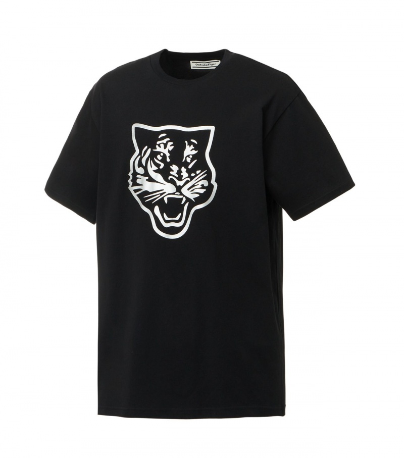 Black / Silver Onitsuka Tiger Logo Graphic T | 36841-AZOV