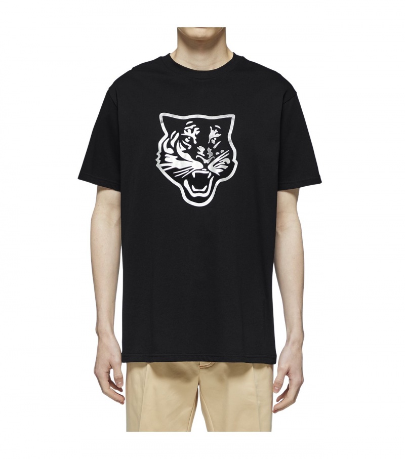 Black / Silver Onitsuka Tiger Logo Graphic T | 36841-AZOV