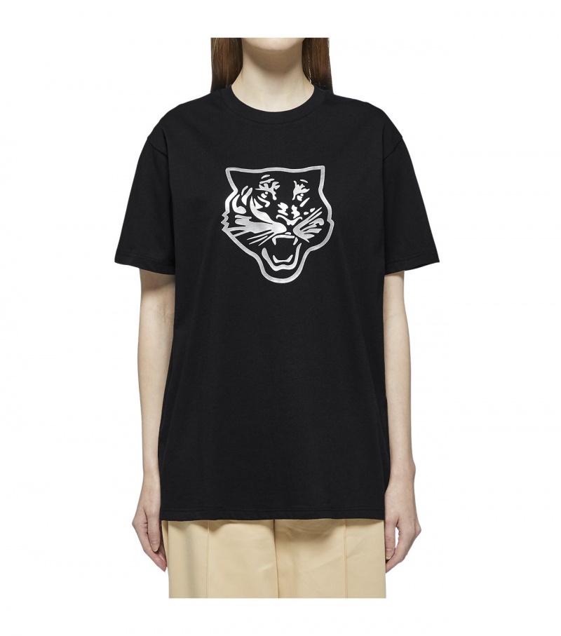 Black / Silver Onitsuka Tiger Logo Graphic T | 36841-AZOV