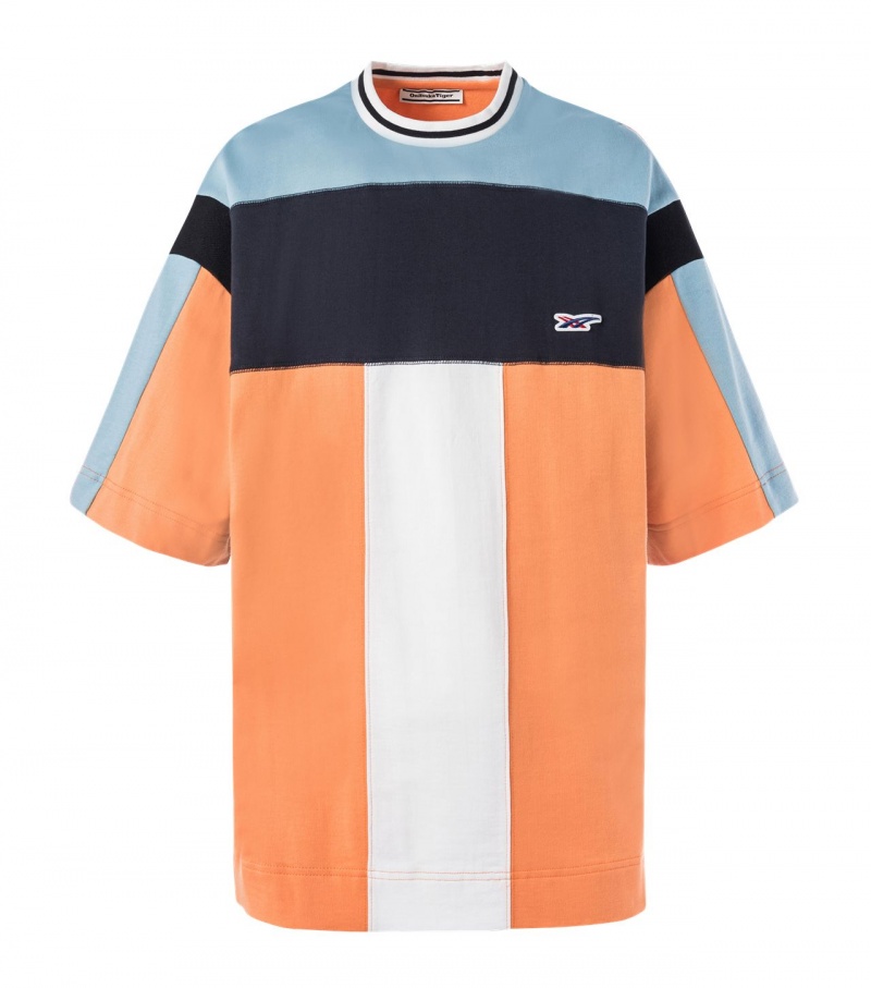 Blue Onitsuka Tiger Shirts | 40679-RHOL