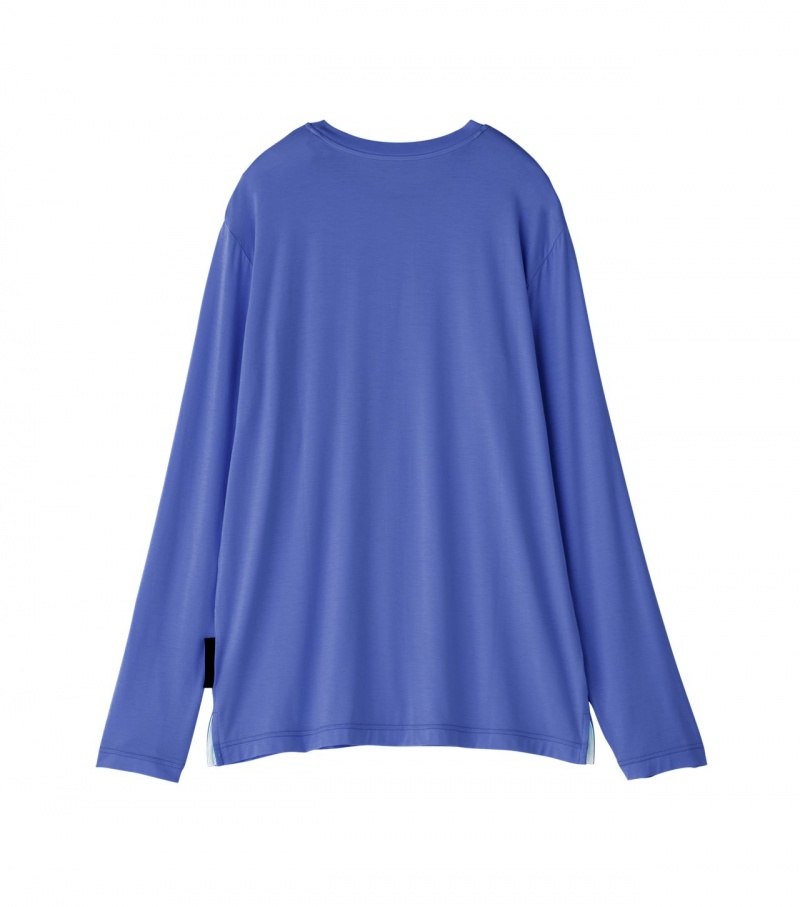 Blue Onitsuka Tiger Sweatshirts | 79253-EMXI