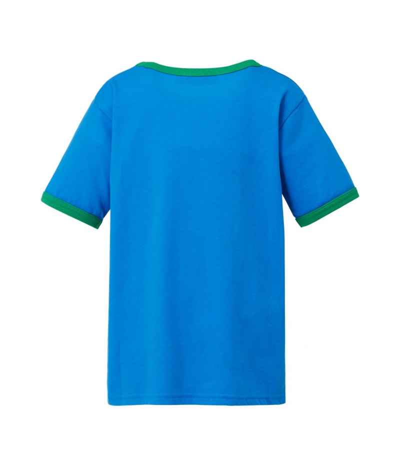 Blue Onitsuka Tiger T Shirts | 18607-SUGX