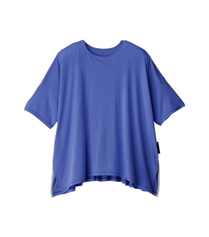 Blue Onitsuka Tiger T Shirts | 24307-LPEB