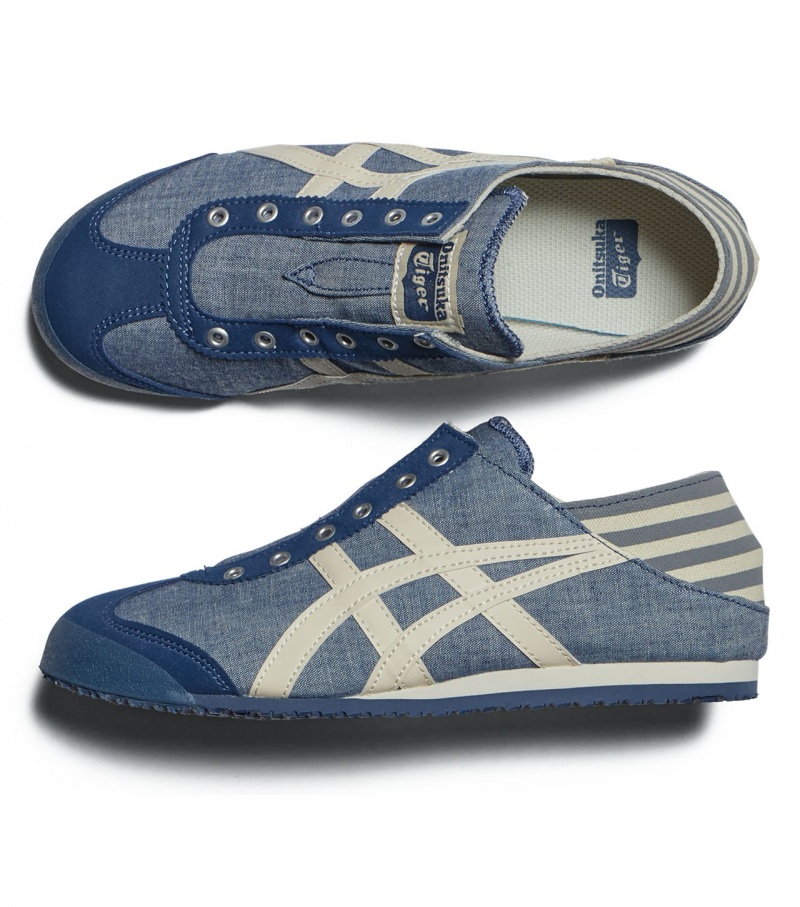 Blue / Beige Onitsuka Tiger Mexico 66 Paraty | 24317-WHET