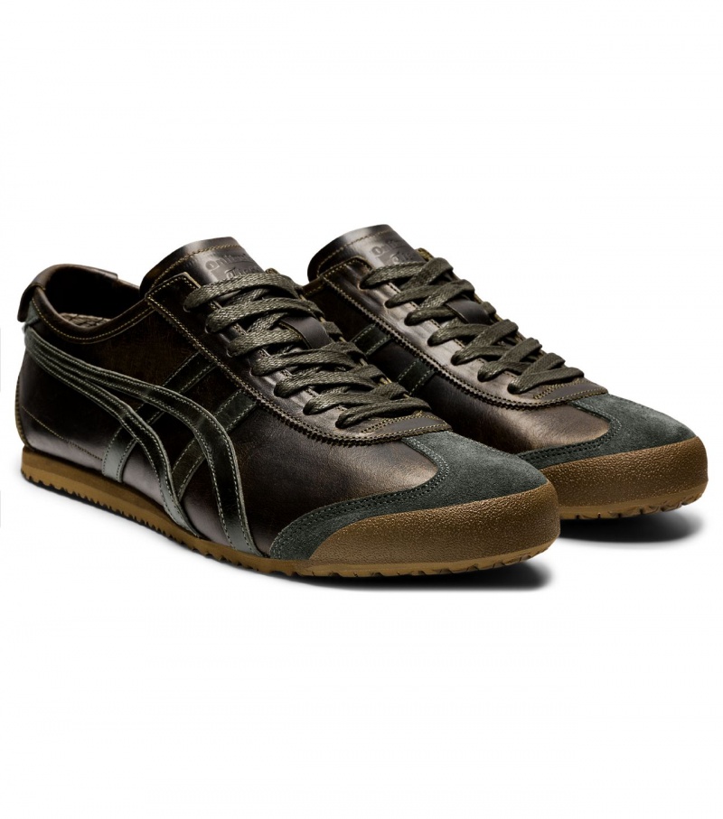 Brown Green Onitsuka Tiger Mexico 66 | 12583-JVTI