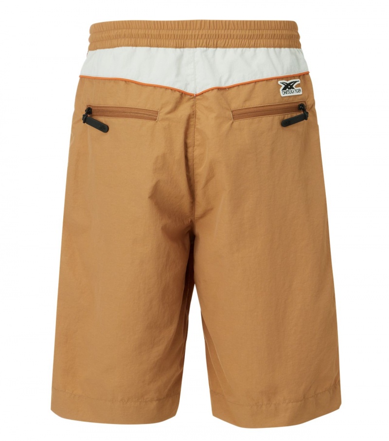 Brown Onitsuka Tiger Shorts | 42609-FSCR