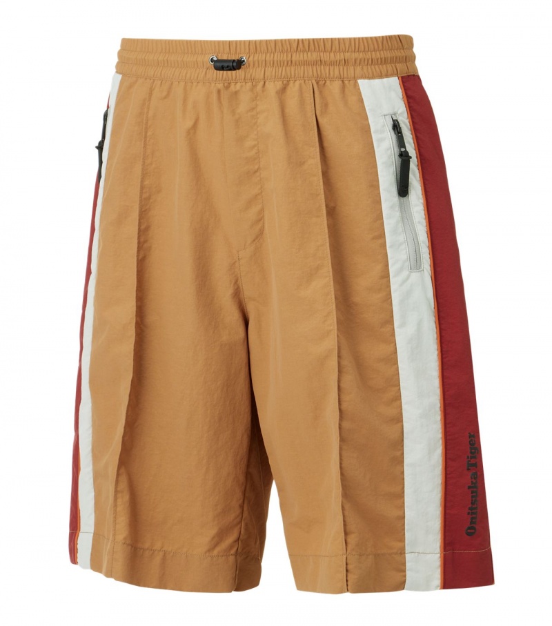 Brown Onitsuka Tiger Shorts | 42609-FSCR