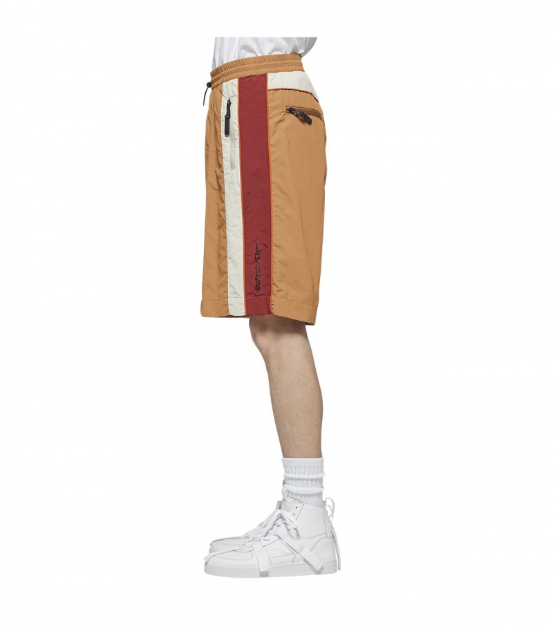 Brown Onitsuka Tiger Shorts | 42609-FSCR