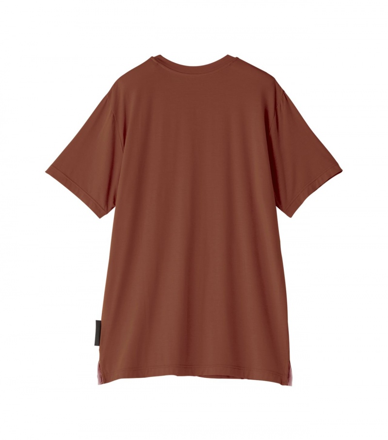 Brown Onitsuka Tiger T Shirts | 09625-OLDM