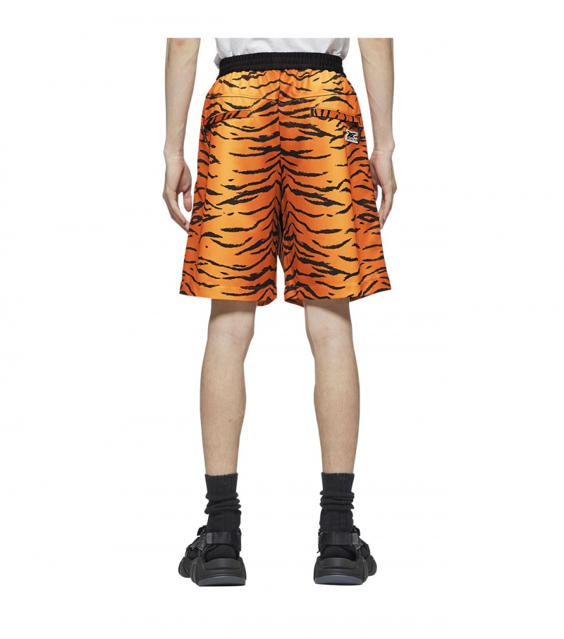 Brown / Black Onitsuka Tiger Shorts | 96217-CYIV