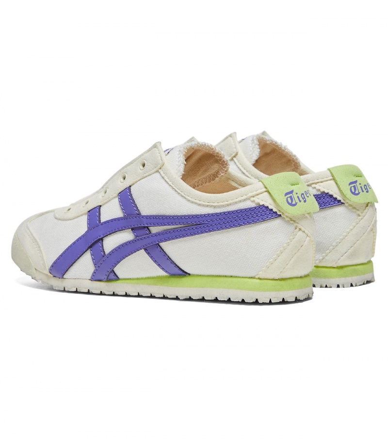 Cream / Blue Onitsuka Tiger Mexico 66 Slip-On | 91758-TUAG