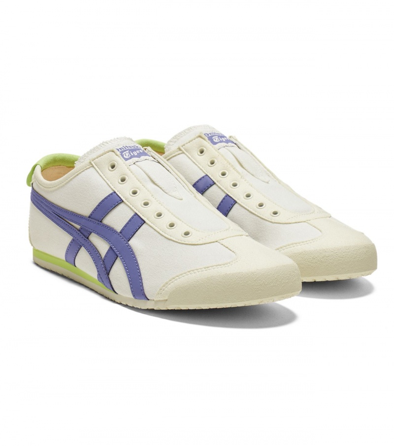 Cream / Blue Onitsuka Tiger Mexico 66 Slip-On | 20598-ZHUX