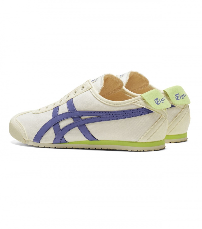 Cream / Blue Onitsuka Tiger Mexico 66 Slip-On | 20598-ZHUX