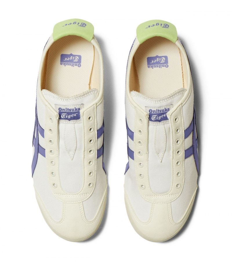 Cream / Blue Onitsuka Tiger Mexico 66 Slip-On | 20598-ZHUX