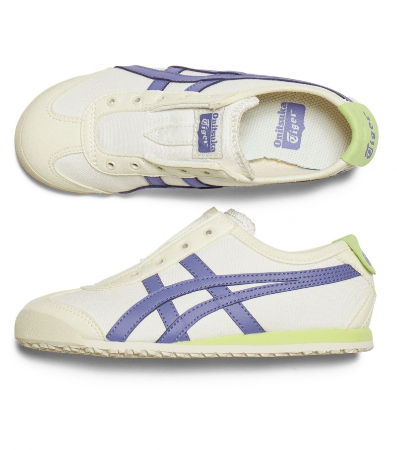 Cream / Blue Onitsuka Tiger Mexico 66 Slip-On | 20598-ZHUX