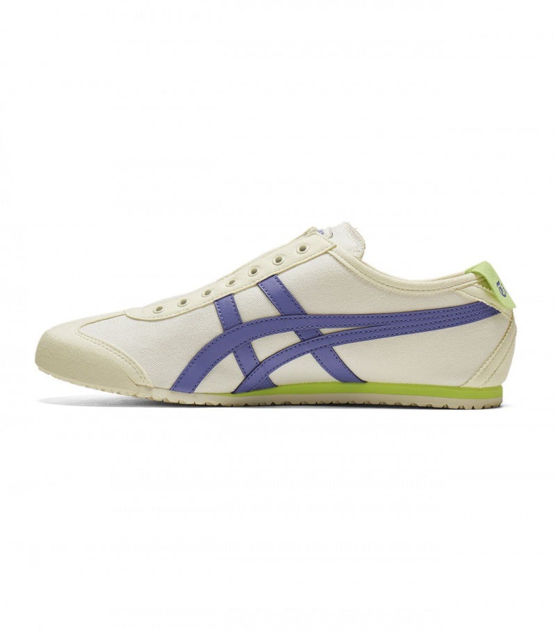 Cream / Blue Onitsuka Tiger Mexico 66 Slip-On | 97543-EVDY