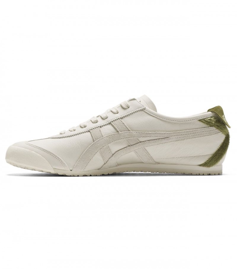 Cream / Brown Green Onitsuka Tiger Mexico 66 | 26801-YAUB