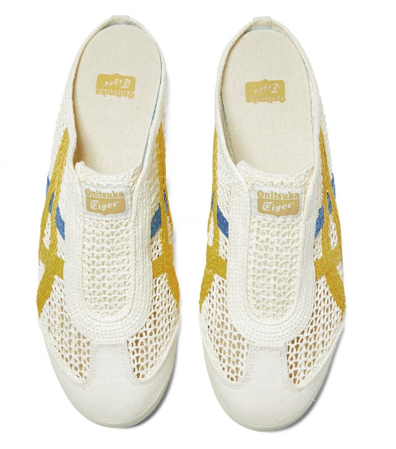 Cream / Mustard Onitsuka Tiger Mexico 66 Sabot | 21956-PGAM