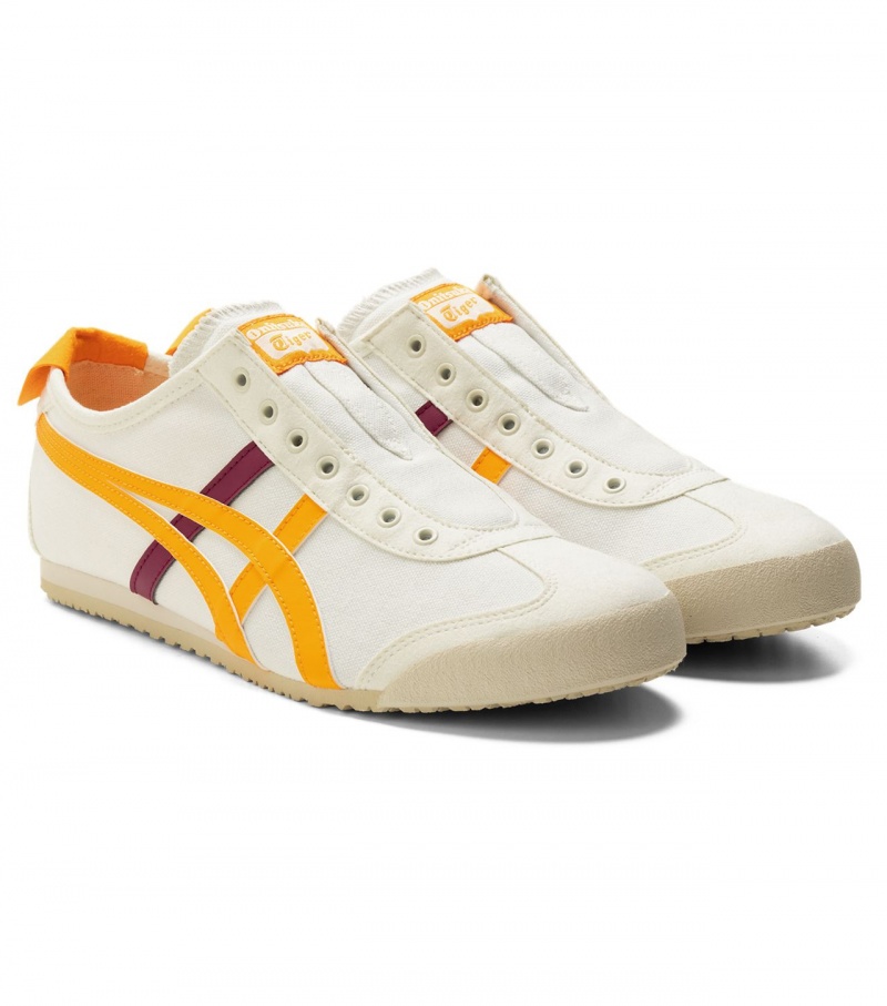 Cream / Orange Onitsuka Tiger Mexico 66 Slip-On | 64319-YQFI