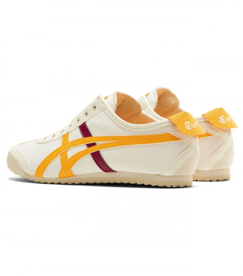 Cream / Orange Onitsuka Tiger Mexico 66 Slip-On | 64319-YQFI