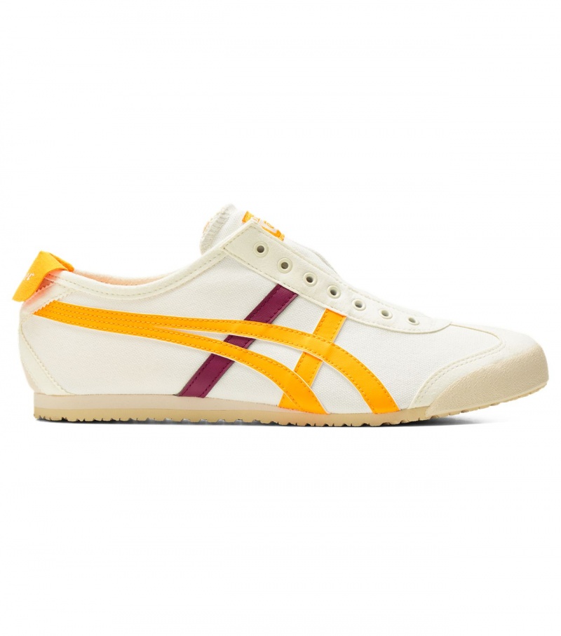 Cream / Orange Onitsuka Tiger Mexico 66 Slip-On | 64319-YQFI