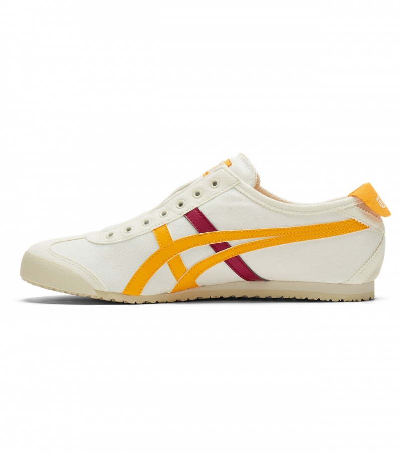 Cream / Orange Onitsuka Tiger Mexico 66 Slip-On | 97824-NHWR