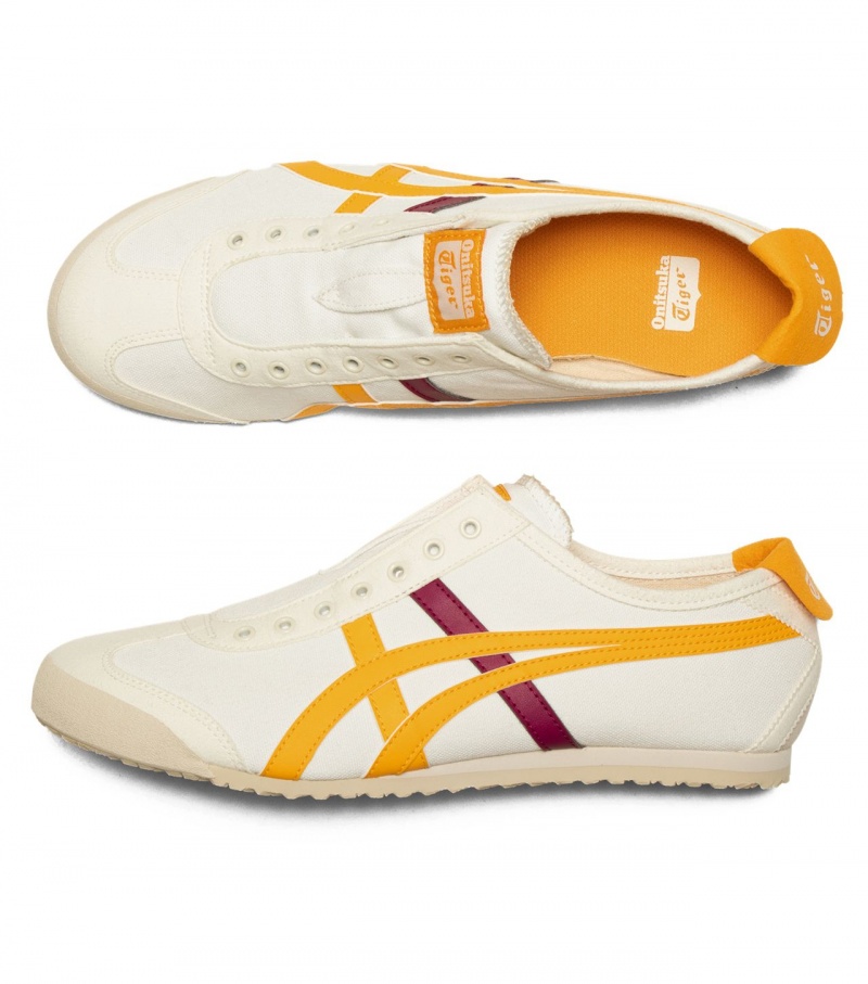 Cream / Orange Onitsuka Tiger Mexico 66 Slip-On | 97824-NHWR