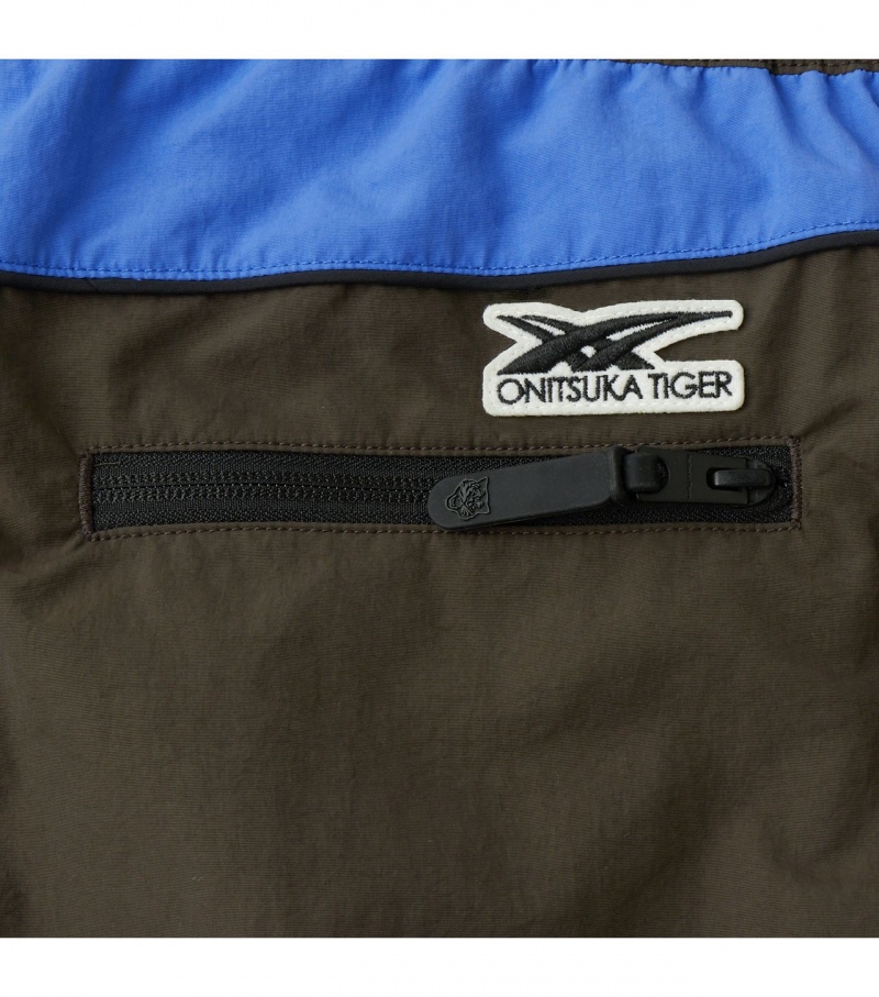 Dark Grey Onitsuka Tiger Shorts | 56374-YKJL