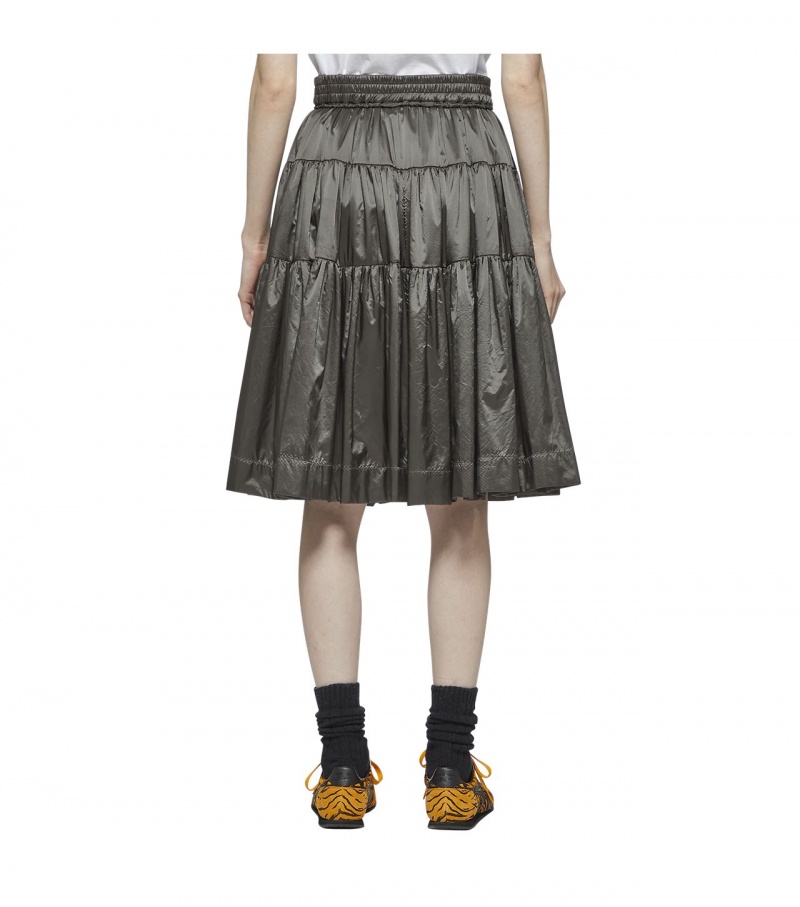 Dark Grey Onitsuka Tiger  Skirts | 40869-WTPC