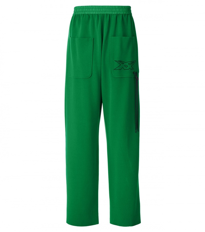 Green Onitsuka Tiger Knit Pants | 52079-TXOR