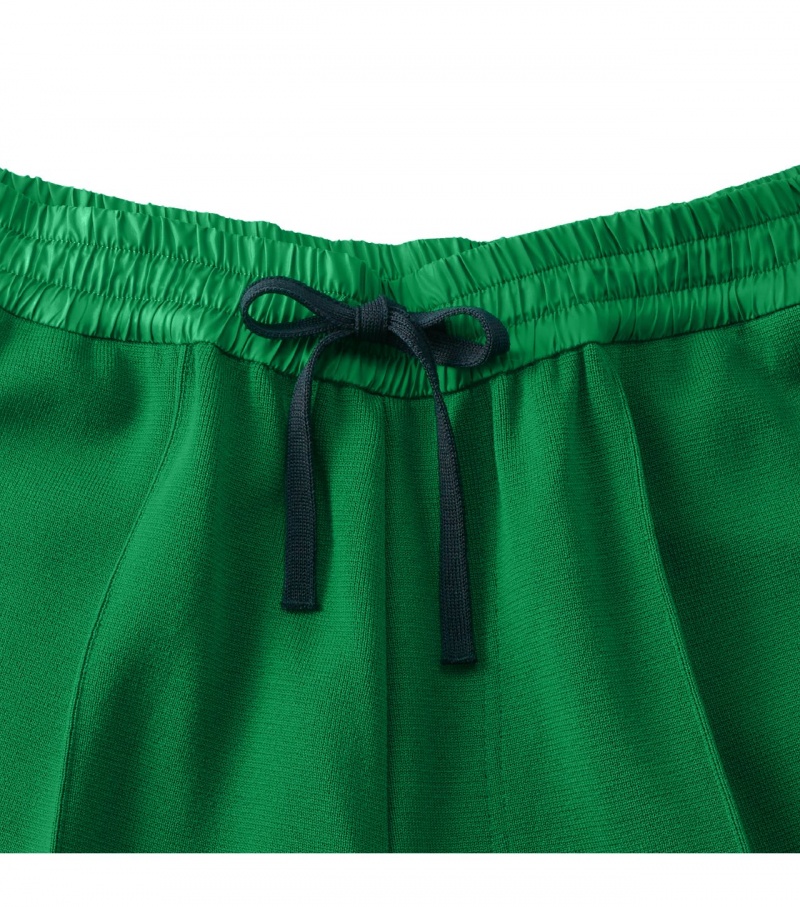 Green Onitsuka Tiger Knit Pants | 52079-TXOR