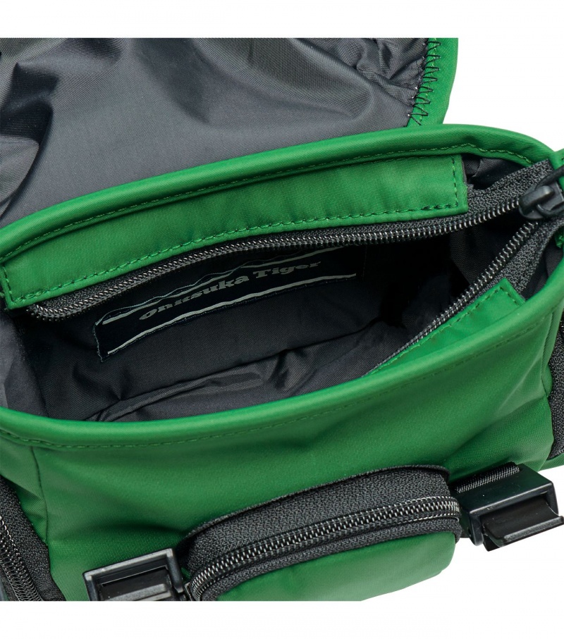 Green Onitsuka Tiger Mini Shoulder Bag | 64031-UYCK