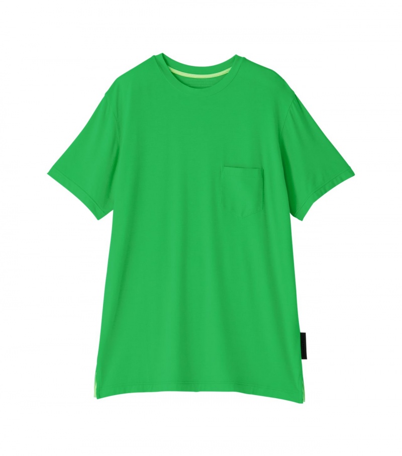 Green Onitsuka Tiger T Shirts | 54792-BSWK