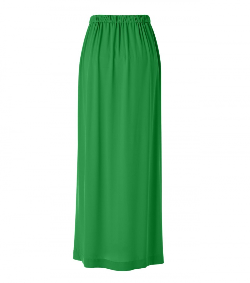 Green Onitsuka Tiger Ws Long Skirts | 19620-MDAE