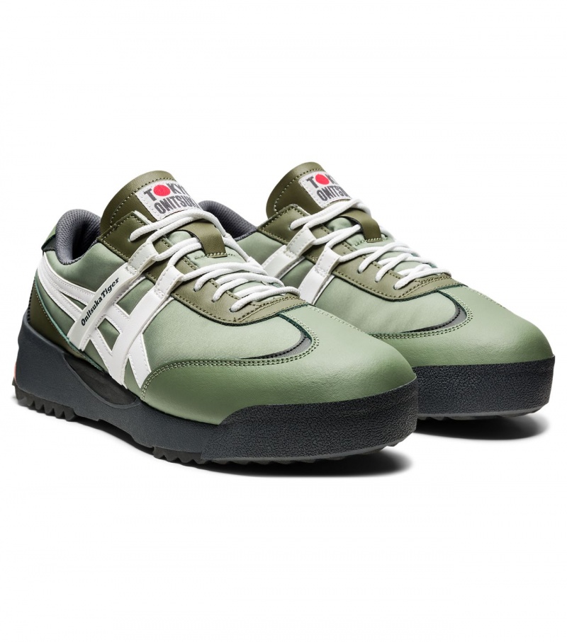 Green / White Onitsuka Tiger Delegation Ex | 68917-ZQSI