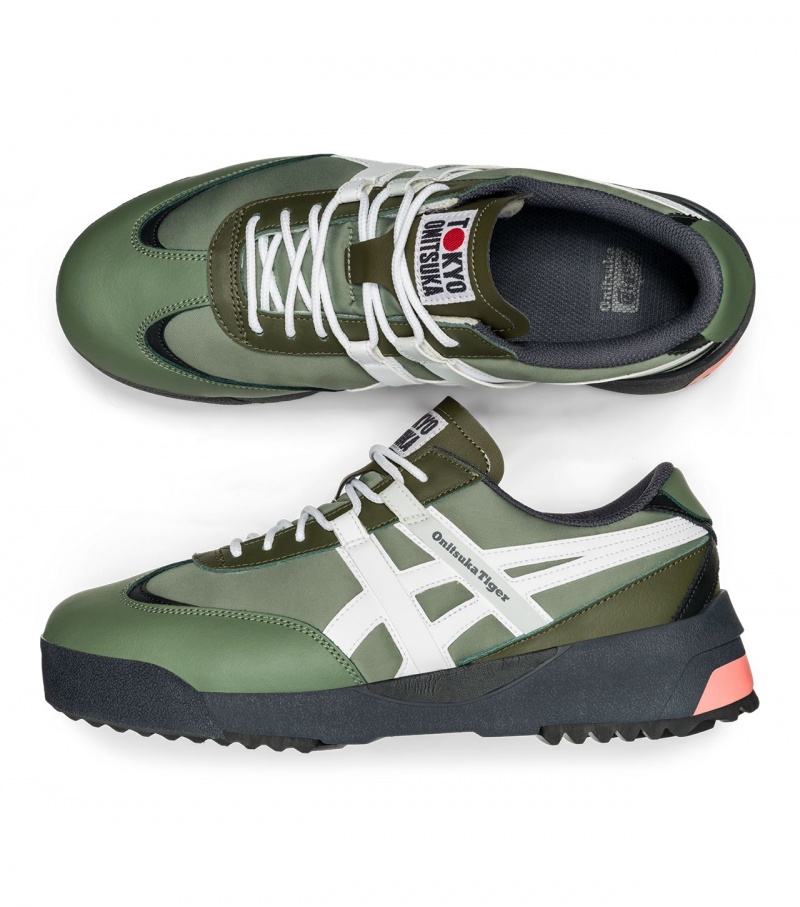 Green / White Onitsuka Tiger Delegation Ex | 68917-ZQSI