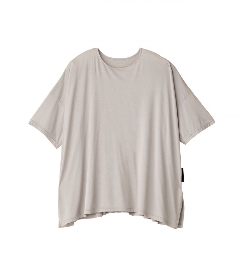 Grey Onitsuka Tiger T Shirts | 39682-UENV